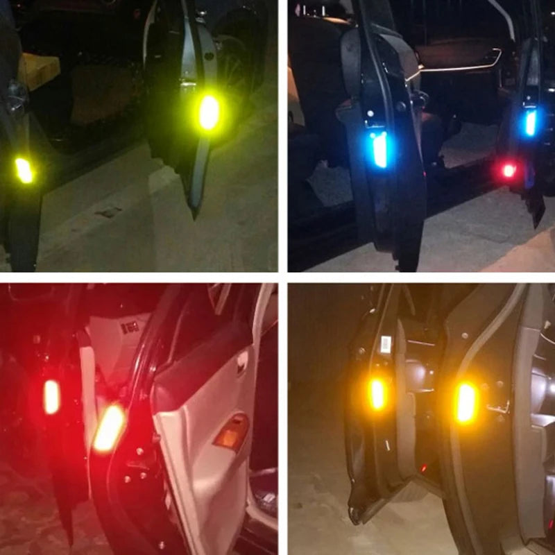 4PCS/set Car Reflective Strips Warning Stickers.