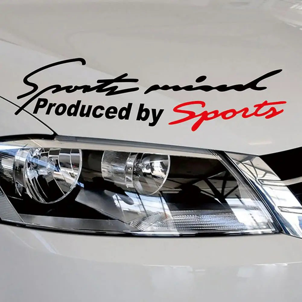 Car Styling Sports Mind Sticker Emblem Badge Decal Auto Headlight Bonnet Sticker