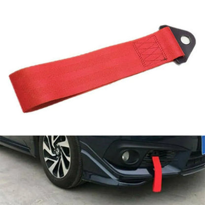 High-Strength Nylon Auto Trailer Ropes Tow Strap Universal Car Racing Tow Ropes Auto Trailer Ropes Bumper Trailer Towing Strap