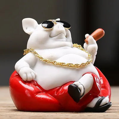 Car Bulldog Ornament Domineering Sofa Dog Console Dashboard Creativity Animal Action Figure Auto Interior Accessories Decoration