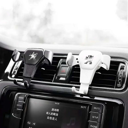 1pcs ABS Car  Air Vent Clip Mount Mobile Phone Holder Auto Accessories For Peugeot 206 307 308 3008 407 508 2008 408 4008 Rifter