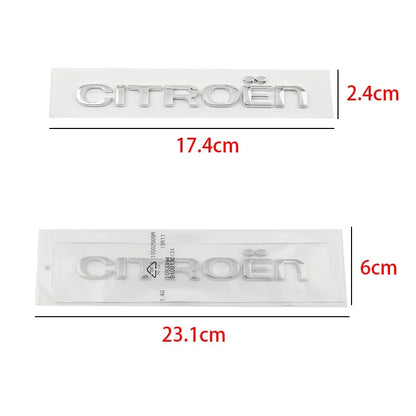 Car Styling Rear Trunk Emblem Badge Decal Decoration for Citroen Logo C5 Stickers Automobile Sticker Modification Accessories