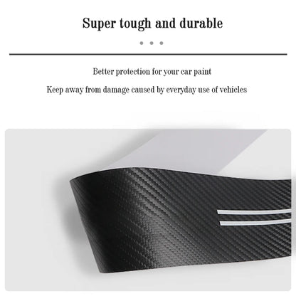 4Pcs Carbon Fiber Car Door Sill Protector Welcome Pedal Decoration Leather Stickers for Citroen C3 Auto Accessories