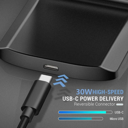 NEW 65W Fast  Wireless Charger for Samsung S22 S21 Note 20 Fast Charging Stand For iPhone 16 15 14 13 XS XR X 8 Airpods Pro