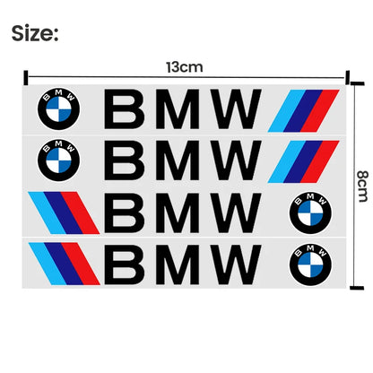 4Pcs Car Door Handle Stickers BMW Decoration Decals For BMW Performance M Power E90 E91 E92 E93 X1 X3 X5 X6 G20 Car Accessories