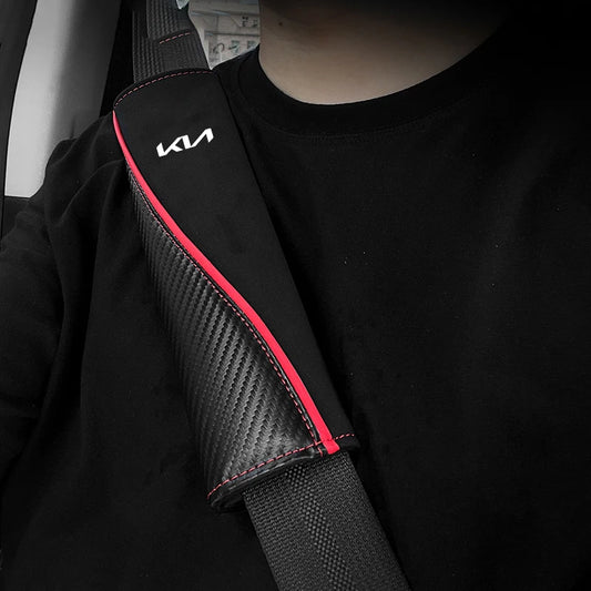 2Pcs Car Cotton Seat Belt Cover Case Shoulder Pad Accessories For Kia Rio Ceed Sportage Cerato Soul Sorento K2 K5 Picanto Optima