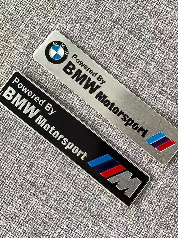 Automotive Modification Body Metal Aluminum Labeling For BMW X1 X2 X3 X5 X4 X6 X7 iX3 F20 F10 F07 E70 E46 E90 E92 E60 E39