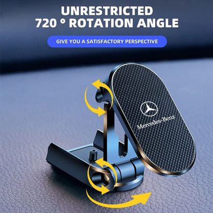 720 Rotatable Magnetic Car Phone Holder For Mercedes Benz C180 C200 C260 C300 W108 W124 W126 W140 W168 W169 Auto Accessories