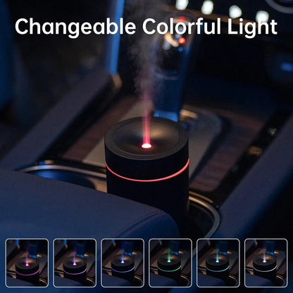 Car Diffuser Wireless Humidifier Auto Air Purifier Aromo Air Freshener with LED Light For Car Aroma Aromatherapy Diffuser