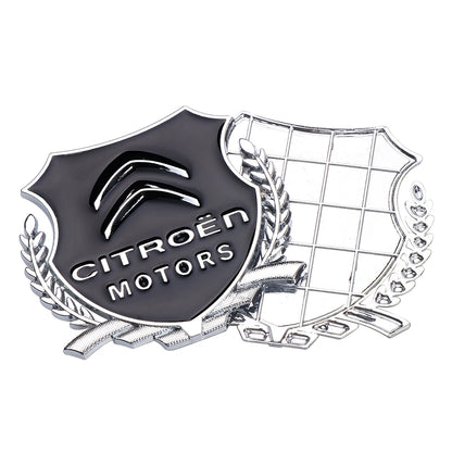 1pc 3D Metal Wheat ears Car Body Decoration Sticker Badge Emblem For Citroen C1 C3 C4 Grand Picasso C4L C5 C6 VTS DS Accessories