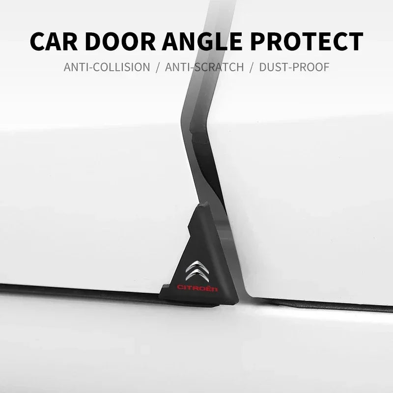 2Pc Car Door Corner Collision Anti-scratch Protector For Citroen C1 C3 C4 C5 C6 2CV VTS Picasso Cross Cactus RD3 C4L DS3 DS4 DS5