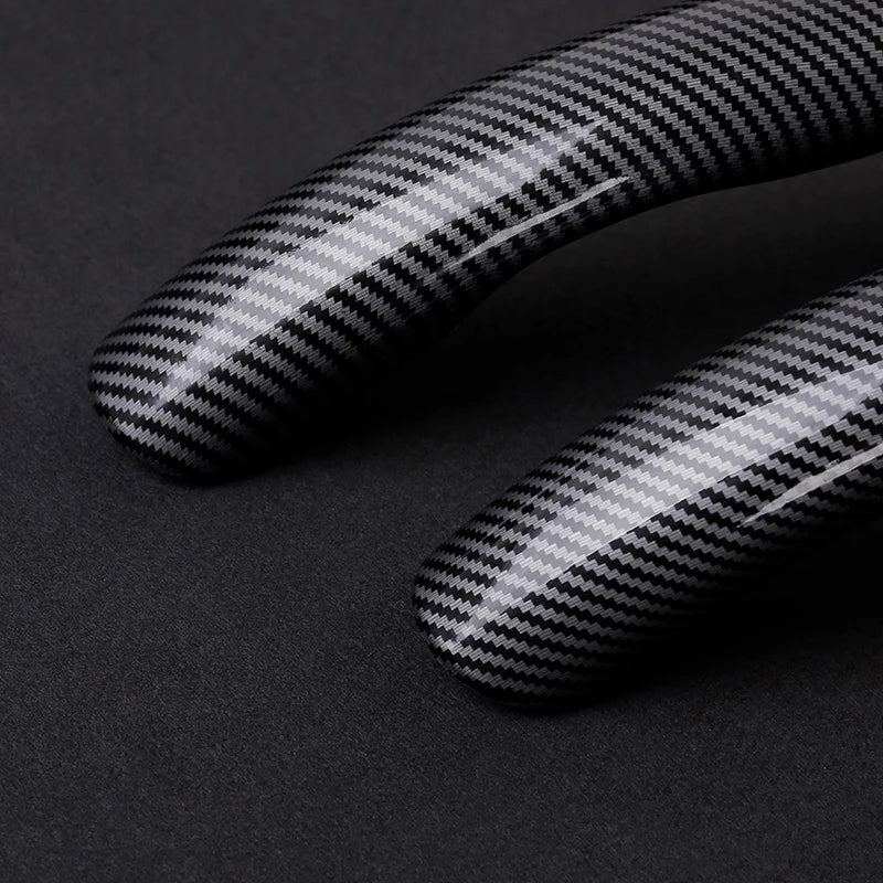 For BMW X5 E53 E70 F15 G05 G18 G65 series Car Anti-Slip Carbon Fiber Cover Auto Interior Steer Protector Decoration Accessories