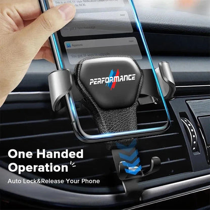 Car Gravity Phone Holder Air Vent GPS Stand Accessories For BMW Performance X1 X2 X3 X5 X4 X6 X7 G30 G20 G32 G11 G12 F40 F30 F20