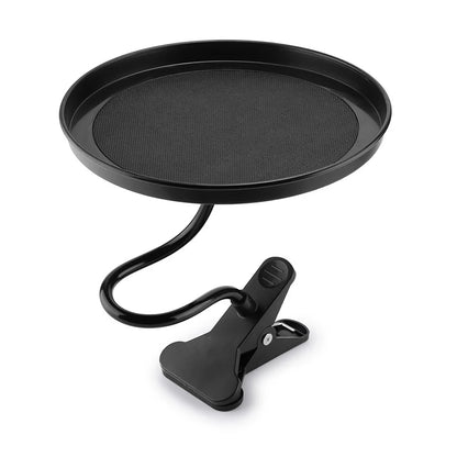 Car Food Tray with Clamp Bracket Folding Dining Table Drink Holder Car Pallet Back Seat Water Car Cup Holder Car Swivel Tray