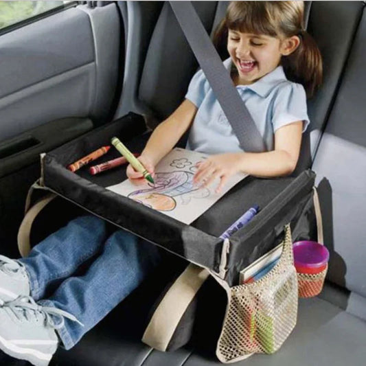 1PC Car Seat Tray For Kids Baby Car Tray Board Portable Waterproof Kids Toy Storage Desktop Panel Holder Storage Baby Enclosure