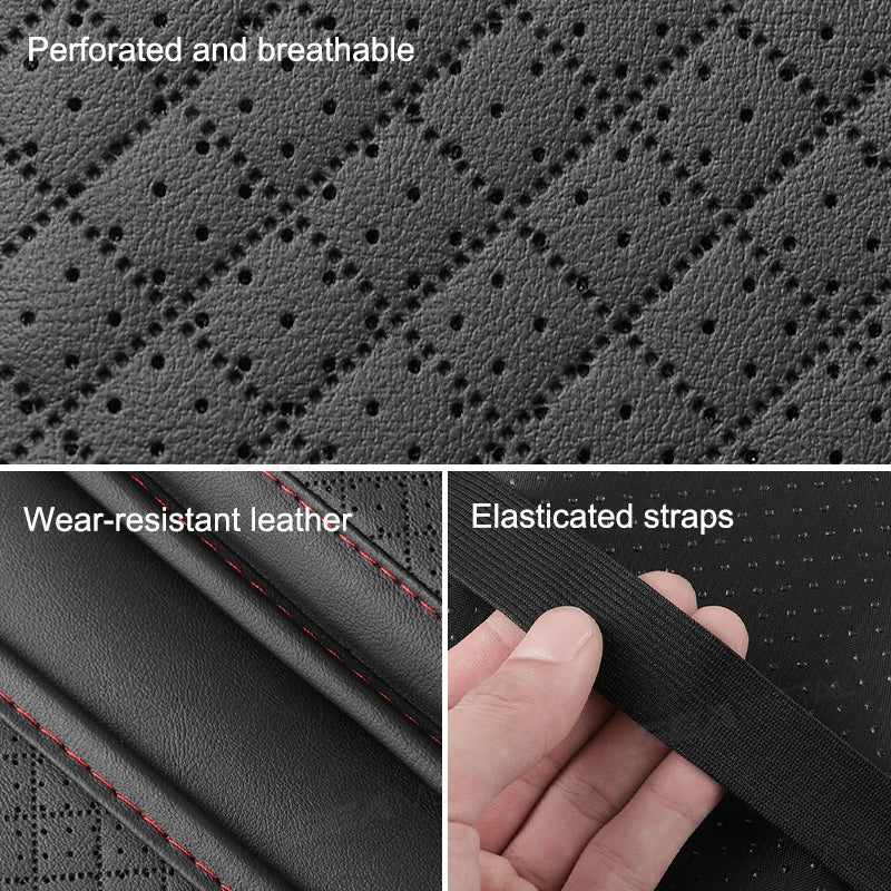 SEAMETAL Car Armrest Box Booster Cushion Storage Bag Center Console Box Protect Cover Heightening Pad Car Interior Accessories