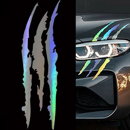 Car Headlights Decoration Claw Car Stickers Engine Hood Eyebrow Scratch Stickers Creative Decal Vinyl Decal Auto Body Decorative