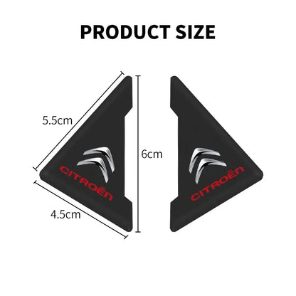 2Pc Car Door Corner Collision Anti-scratch Protector For Citroen C1 C3 C4 C5 C6 2CV VTS Picasso Cross Cactus RD3 C4L DS3 DS4 DS5