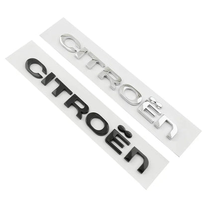 Car Styling Rear Trunk Emblem Badge Decal Decoration for Citroen Logo C5 Stickers Automobile Sticker Modification Accessories