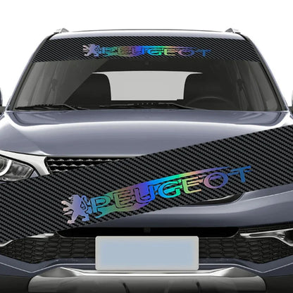 Car Windshield Decor Sticker for Peugeot 206 307 308 207 3008 208 508 407 2008 306 406 408 205 4008 5008 103 106 301 Accessories