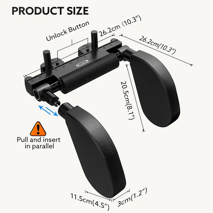 Funicool Car Seat Headrest Adjustable Side Head Support Telescopic Support on Cervical Spine  for Adults Kids U Shaped Pillow