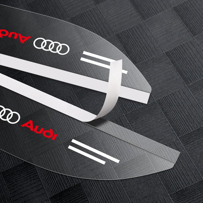 2pcs Car Rain Eyebrow Shield Car Badge Side Rear View Mirror Visor For Audi Sline A4 A5 A7 S4 RS4 A6 TT A1 A2 A3 Q1 Q2 Q3 Q5 Q8