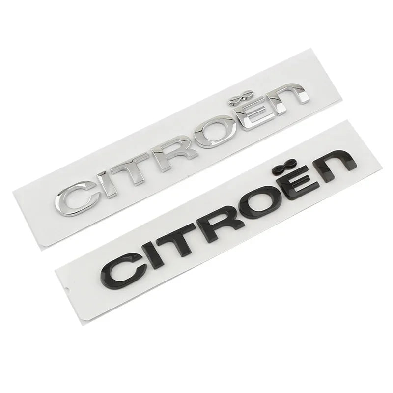 Car Styling Rear Trunk Emblem Badge Decal Decoration for Citroen Logo C5 Stickers Automobile Sticker Modification Accessories