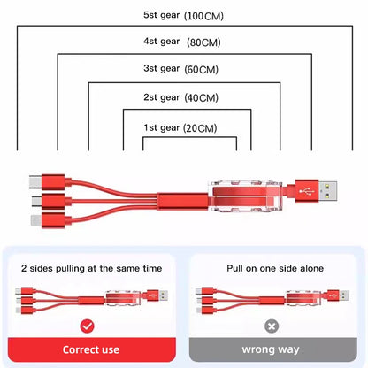 3 In 1 Micro USB Type C Charging Cable Multi Charger For New Peugeot 308 208 408 2008 508 4008 3008 307 207 107 607 106 406 5008