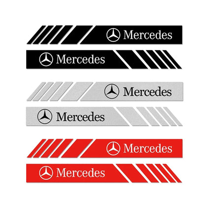 2PCS Car Rearview Mirror Stickers Auto Body Decor Decal For MERCEDES BENZ W211 W204 W210 W203 CLA GLA Accessories