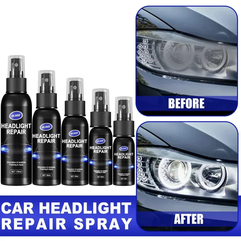 Car Light Polishing Agent Scratch Remover Repair Fluid Headlight Renewal Polish and Maintenance Liquid Car Accessories