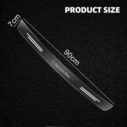 Car Trunk Rear Bumper Trim Guard Plate Protector Sticker For Mercedes Benz C180 C200 C260 C300 W108 W124 W126 W140 W168 W169