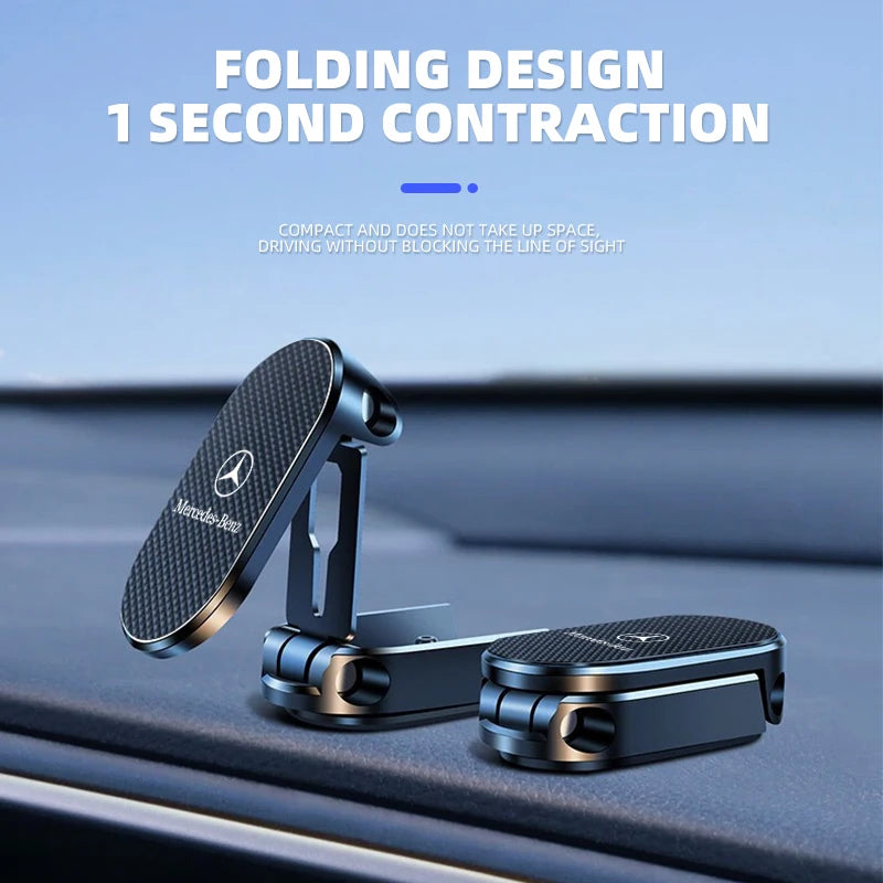 720 Rotatable Magnetic Car Phone Holder For Mercedes Benz C180 C200 C260 C300 W108 W124 W126 W140 W168 W169 Auto Accessories