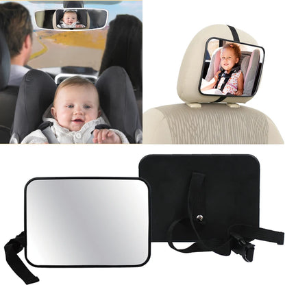 Adjustable Wide Car Rear Seat View Mirror Baby/Child Seat Car Safety Mirror Monitor Headrest High Quality Car Interior Styling