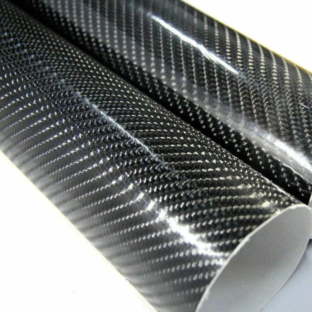 Car Stickers 7D Glossy Carbon Fiber Vinyl Film Intrior Wrap Stickers Film Stickers Decals Accessories