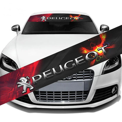 Car Windshield Decor Sticker for Peugeot 206 307 308 207 3008 208 508 407 2008 306 406 408 205 4008 5008 103 106 301 Accessories