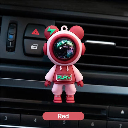 Car Air Outlet Perfume Clip Cartoon Astronaut Air Freshener Conditioning Air Outlet Aromatherapy Car Interior Decoration