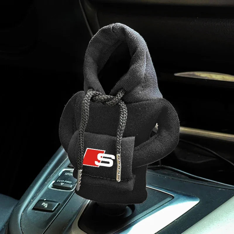 Car Gear Shift Hoodie Cover Shift Cover Gear Handle Decoration For Audi A8 A5 A6 C5 C6 C7 A7 A3 A4 B5 B6 B7 B8 B9 D3 Q3 Q5 Q7 TT